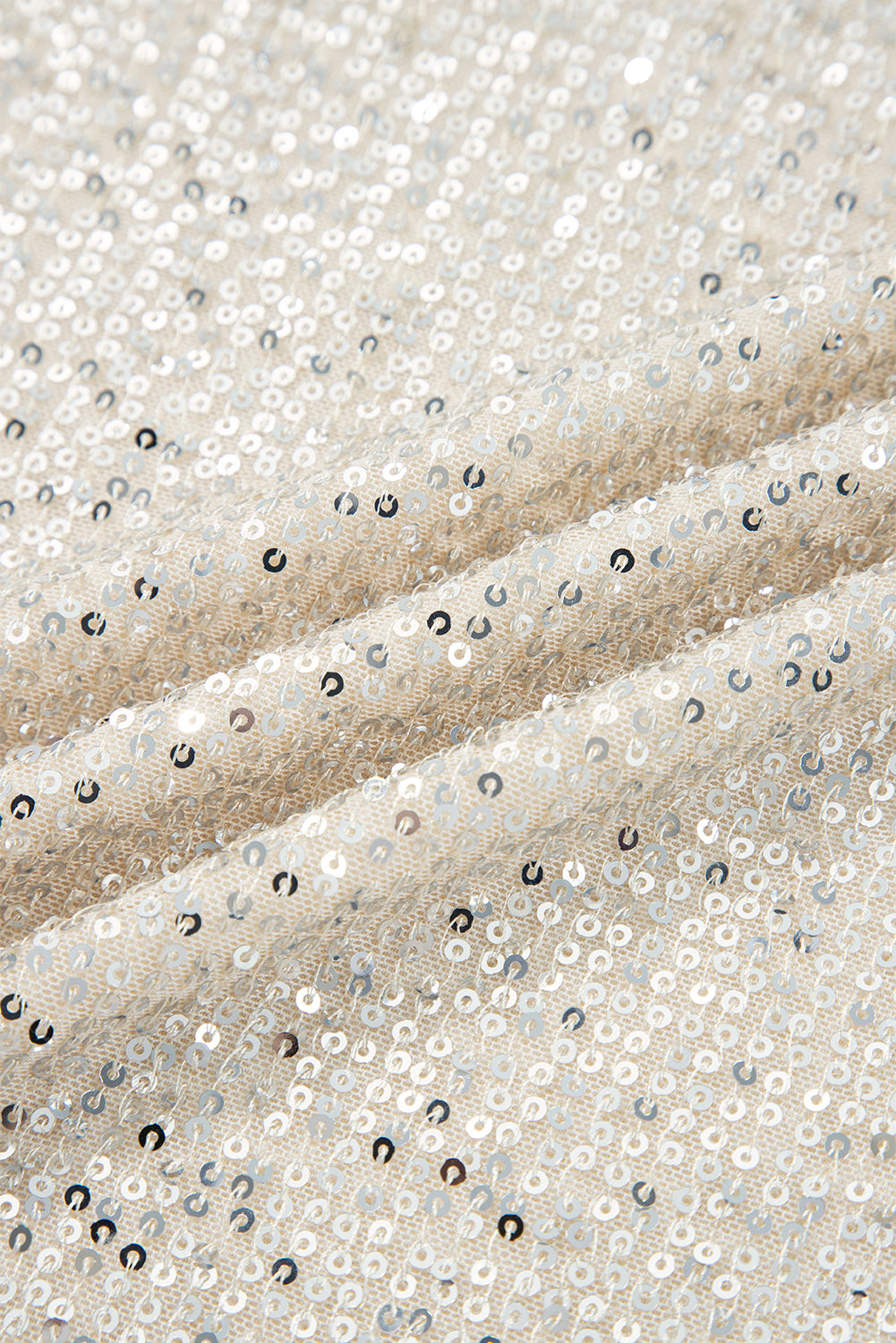 Jet Stream Sequin Hooded Long Sleeve Top