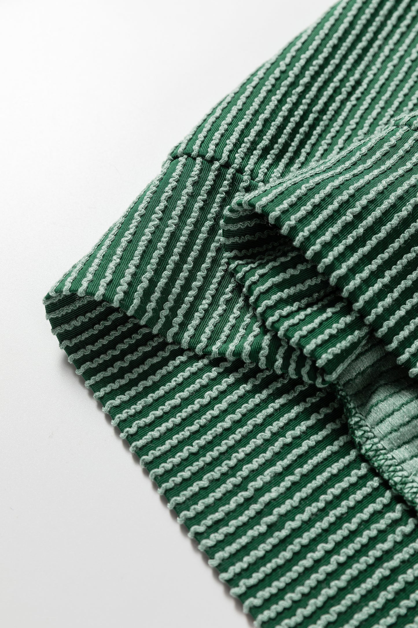 Blackish Green Twisted Rib Outlined Merry Letter Graphic Loose Long Sleeve Top