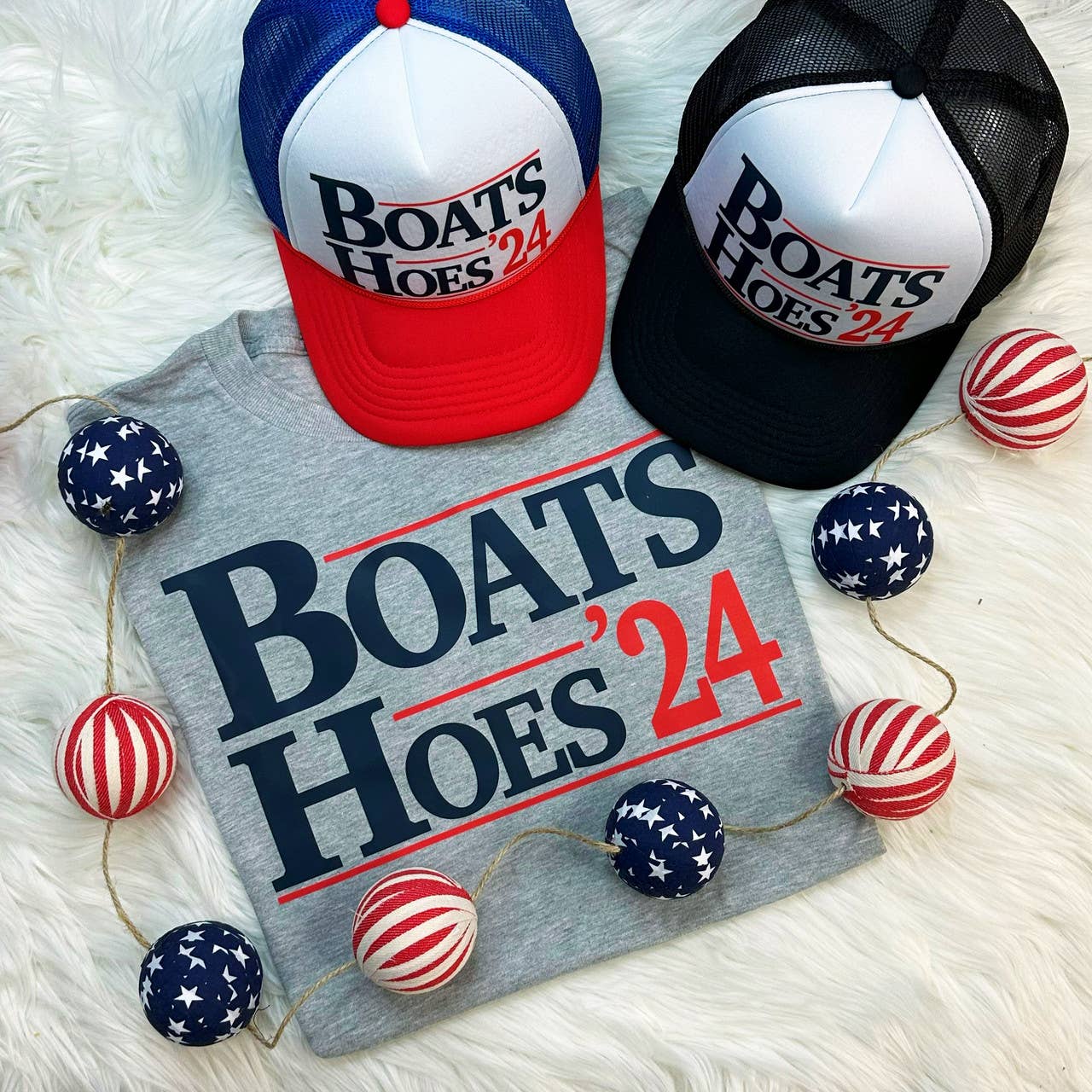 Boats Hoes 24 Athletic Grey Everyday Tee