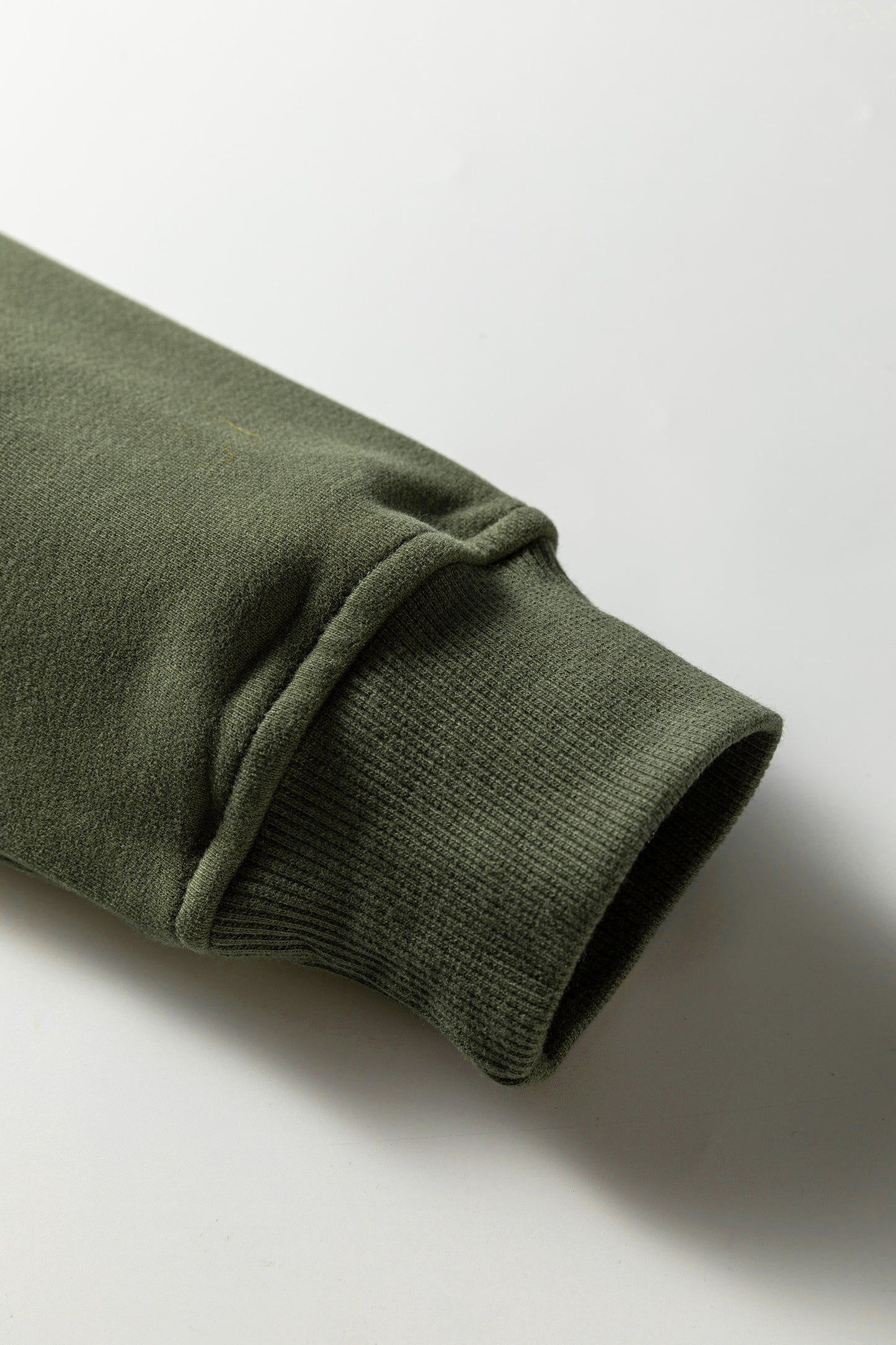 Green Loose Kangaroo Pocket Hoodie